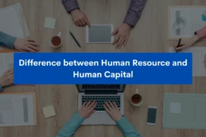 Read more about the article Difference Between Human Resource and Human Capital